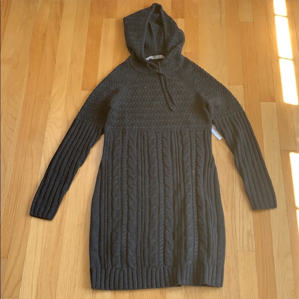Athleta Hooded Sweater Dress